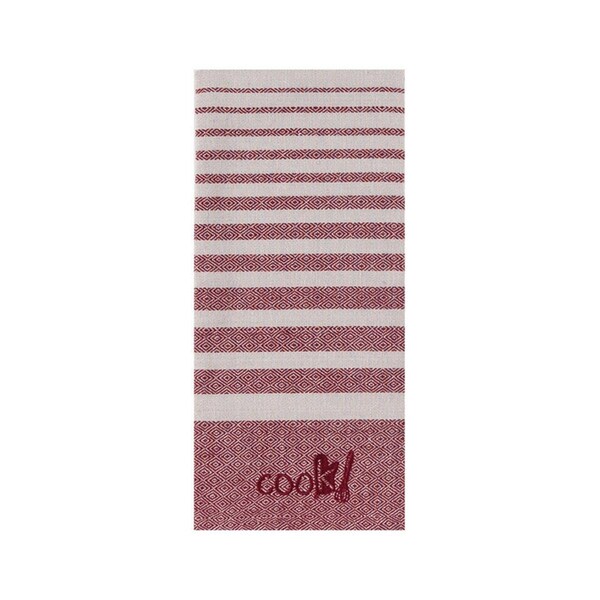 Kay Dee 18 x 28 in. Marsala Cotton Tea Towel, 6PK - 6661938