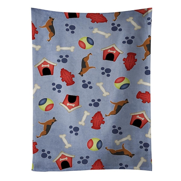 Carolines Treasures German Shepherd Dog House Collection Kitchen Towel - BB3924KTWL