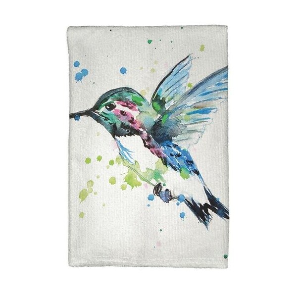 Betsy Drake Betsy Drake KT635 Green Hummingbird Kitchen Towel - KT635