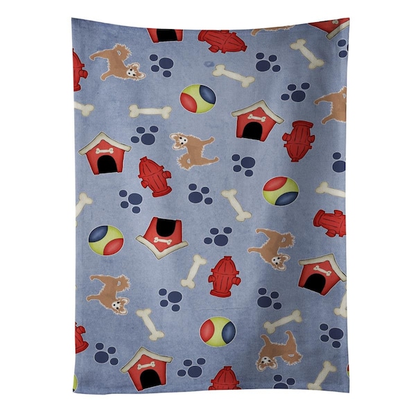 Carolines Treasures Dog House Collection Longhair Tan White Chihuahua Kitchen Towel - BB4066KTWL