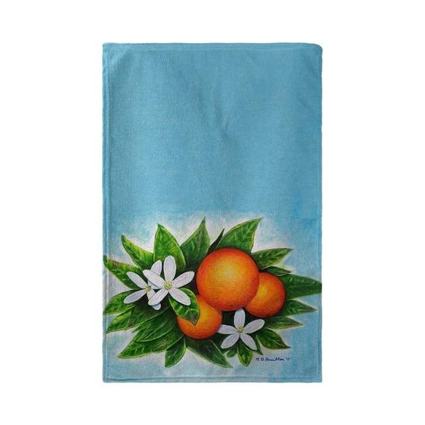 Betsy Drake Betsy Drake KT508 16 x 25 in. Oranges Kitchen Towel - KT508