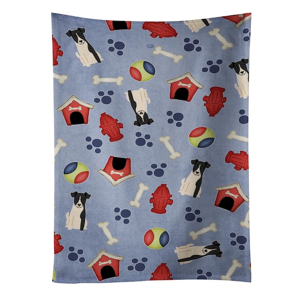 Carolines Treasures Dog House Collection Smooth Fox Terrier Kitchen Towel - BB2711KTWL