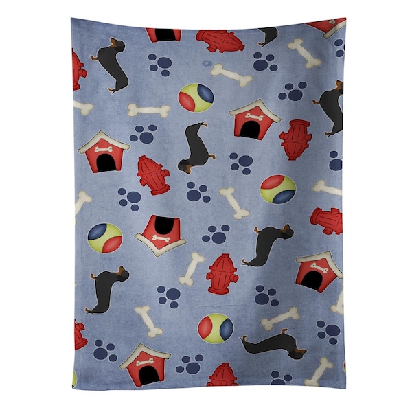 Carolines Treasures Dachshund Dog House Collection Kitchen Towel - BB3882KTWL