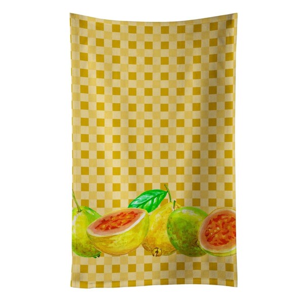 Carolines Treasures Guavas on Basketweave Kitchen Towel - BB7172KTWL
