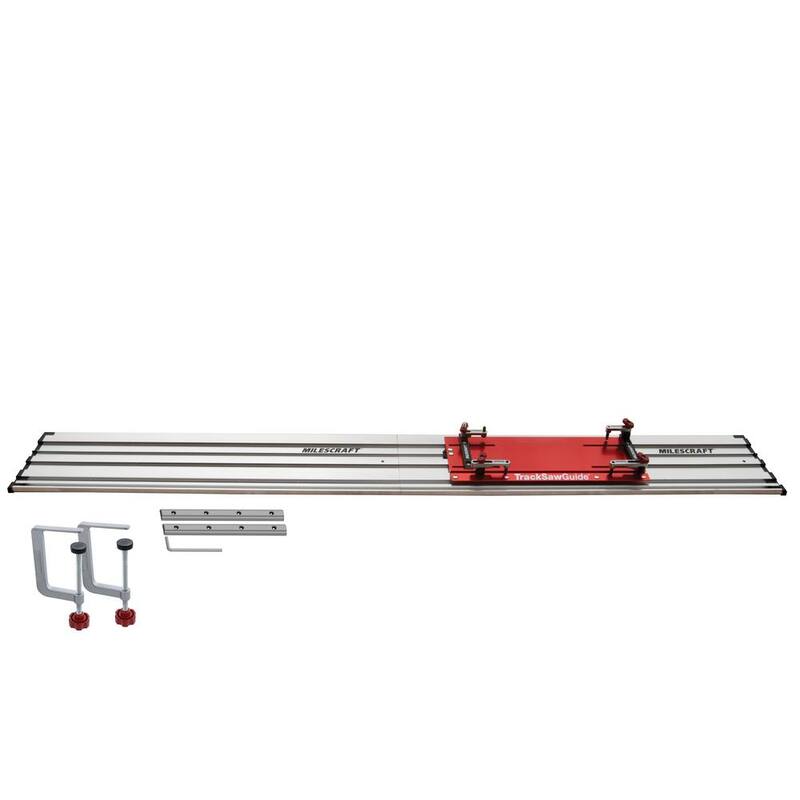 Guía de Sierra de Riel Milescraft - Compatibilidad Universal para Sierras Circulares. Rango de Corte Expansible de 50 pulgadas. Construcción Totalmente de Aluminio. - 1409