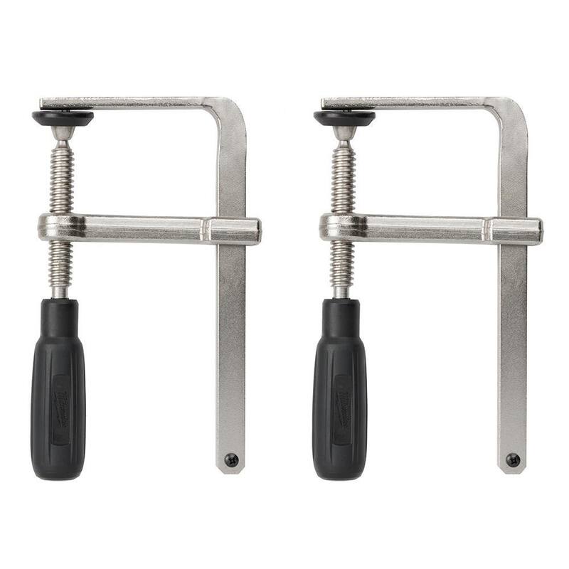 Milwaukee M18 FUEL 18-Volt Lithium-Ion Brushless Cordless Track Clamps para Sierra Circular de Inmersión en Riel (Paquete de 2) - 48-08-0573