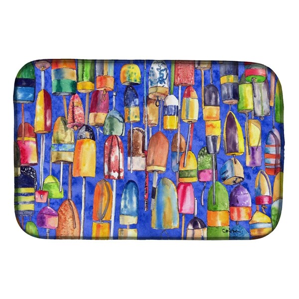 Carolines Treasures Lobster Bouys Dish Drying Mat - 8723DDM