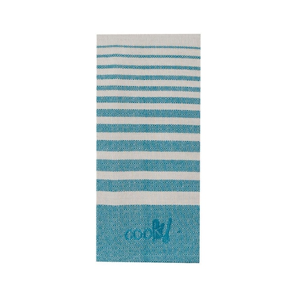 Kay Dee 18 x 28 in. Teal Cotton Tea Towel, 6PK - 6662316