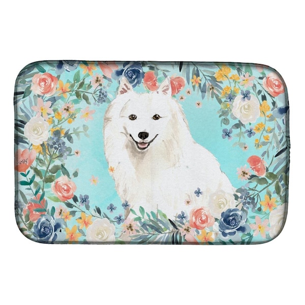 Carolines Treasures Japanese Spitz Dish Drying Mat - CK3422DDM