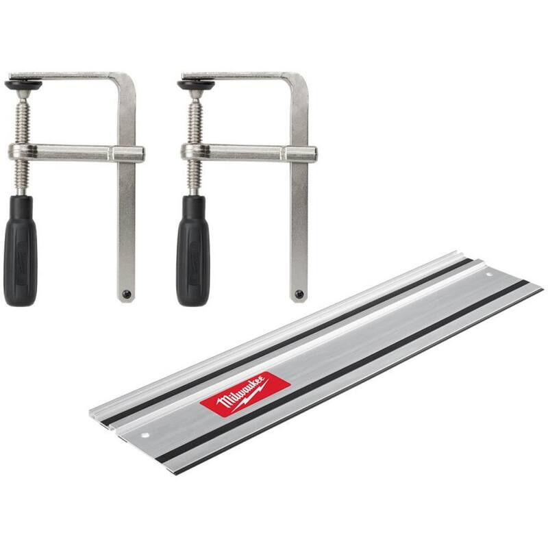 Milwaukee M18 FUEL 18V Lithium-Ion Brushless Cordless Track Clamps para Sierra de Riel de Inmersión con Riel de 31 pulgadas - 48-08-0573-48-08-0570