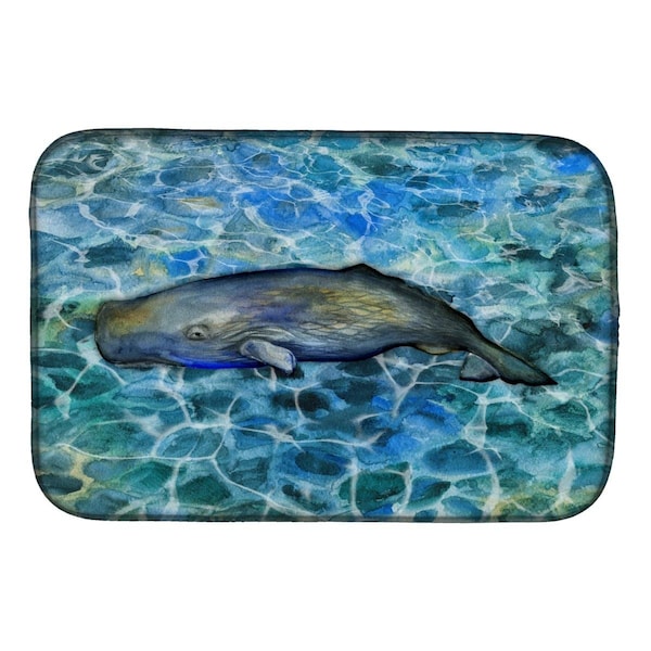 Carolines Treasures Sperm Whale Cachalot Dish Drying Mat - BB5338DDM