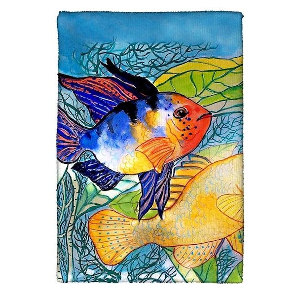 Betsy Drake Betsy Drake KT300 Two Fish Kitchen Towel - KT300