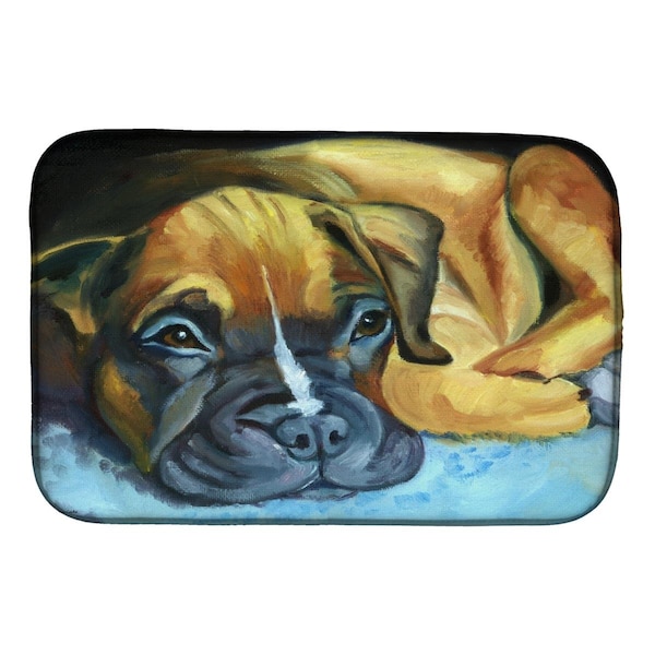 Carolines Treasures Boxer Pup Dish Drying Mat - 7401DDM