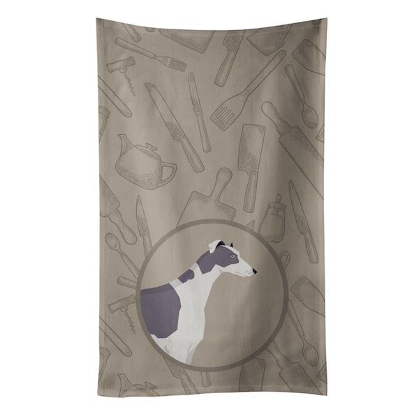 Carolines Treasures Greyhound in the Kitchen Kitchen Towel - CK2190KTWL