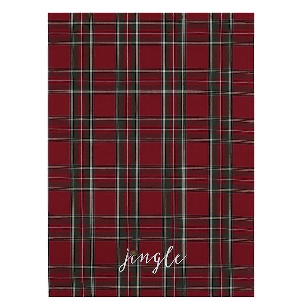 Tarifa 18 x 25 in. Jingle Kitchen Towel, 4PK - TA3685868