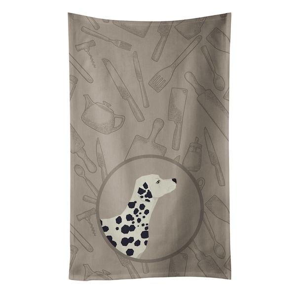 Carolines Treasures Dalmatian in the Kitchen Kitchen Towel - CK2181KTWL