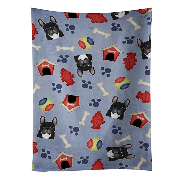 Carolines Treasures Dog House Collection French Bulldog Kitchen Towel - BB4006KTWL