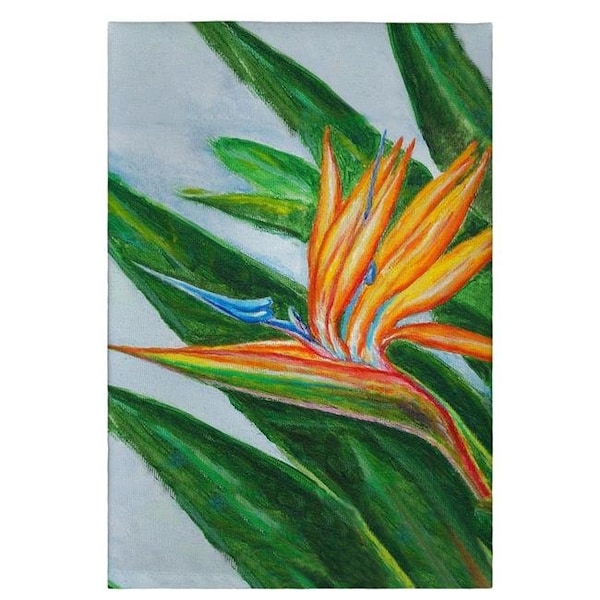 Betsy Drake Betsy Drake GT080 Bird of Paradise Flower Guest Towel - GT080