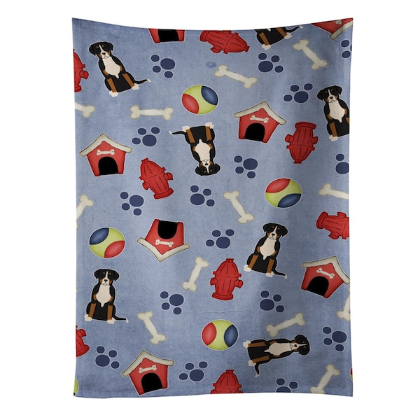 Carolines Treasures Dog House Collection Greater Swiss Mountain Dog Kitchen Towel - BB2650KTWL