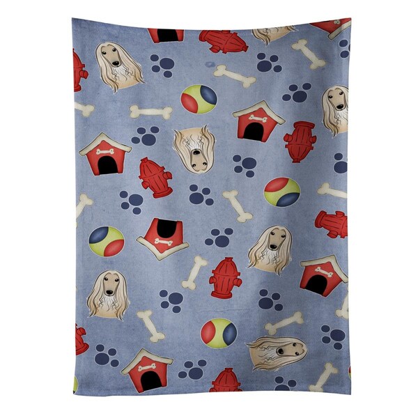 Carolines Treasures Dog House Collection Afghan Hound Kitchen Towel - BB4023KTWL