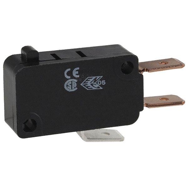 Interruptor de acción rápida en miniatura Honeywell, con pasador, actuador de émbolo, SPDT, calificación de contacto de 21A @ 240V AC - V7-1V19E9