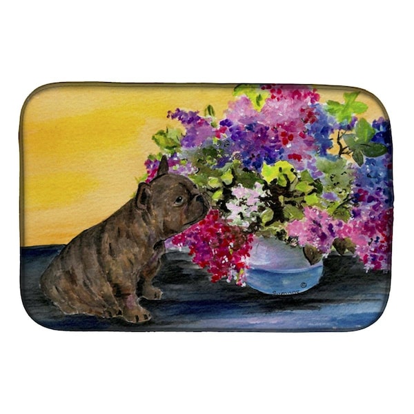 Carolines Treasures French Bulldog Dish Drying Mat - SS8536DDM