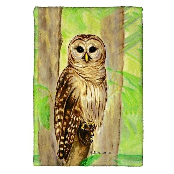 Betsy Drake Betsy Drake KT240 Owl Kitchen Towel - KT240