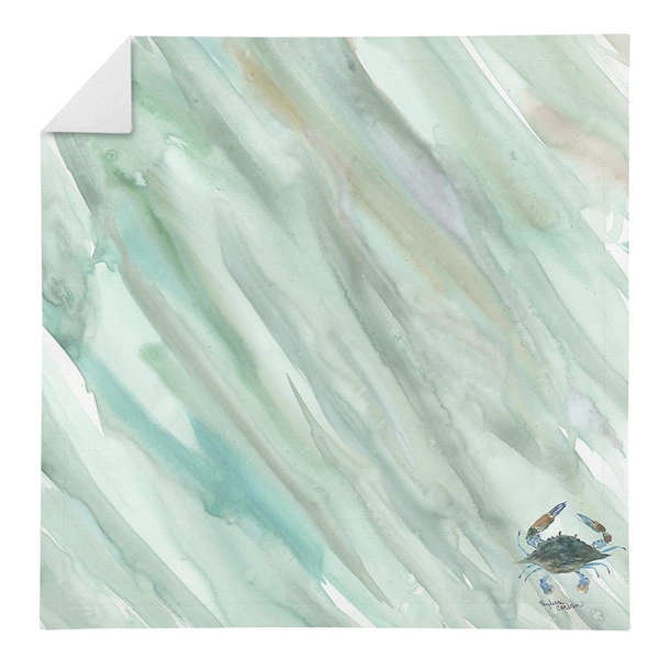 Carolines Treasures Crab No.2 on Sage Green Napkin - SC2060NAP
