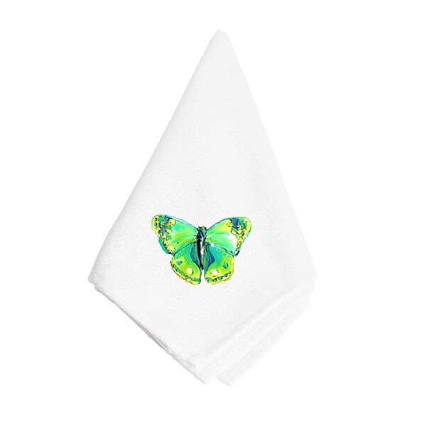 Carolines Treasures Bright Green Butterfly Napkin - 8863NAP
