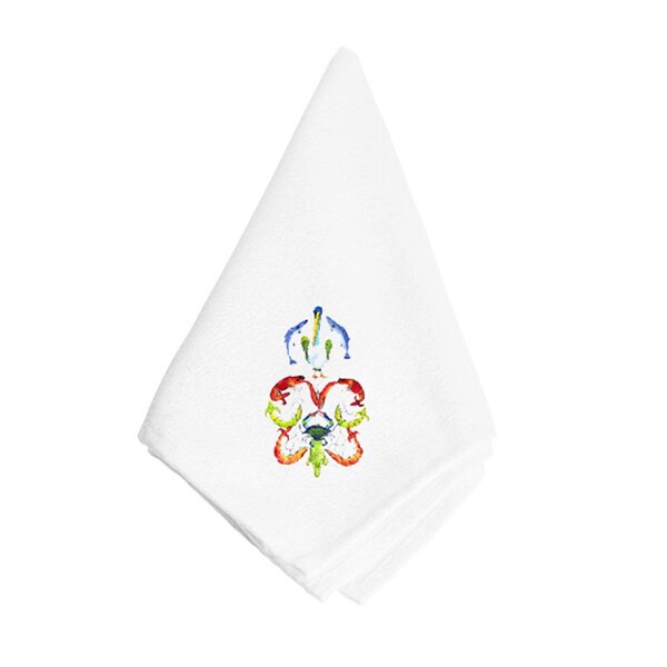 Carolines Treasures Seafood Fleur De Lis Napkin - 8134NAP