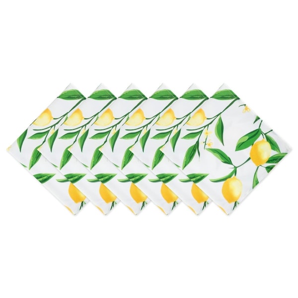 Fastfood Lemon Bliss Print Outdoor Napkin - FA2567579