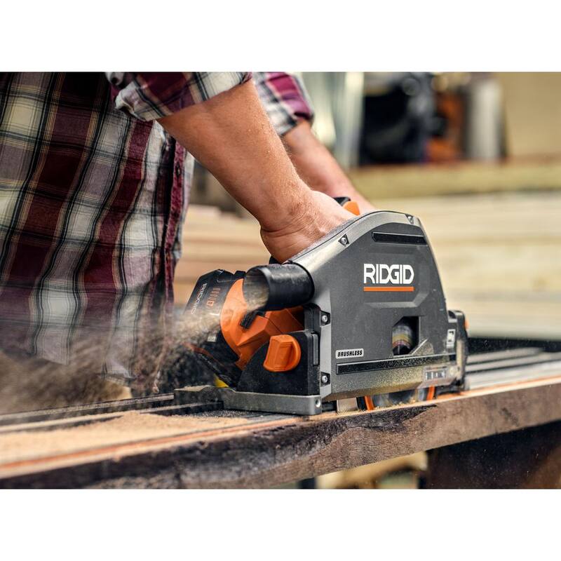 Guía de riel para sierra de mesa RIDGID de 55 pulgadas (2) rieles de 27.5 pulgadas (4) barras conectoras (1) llave de riel - AC55TS