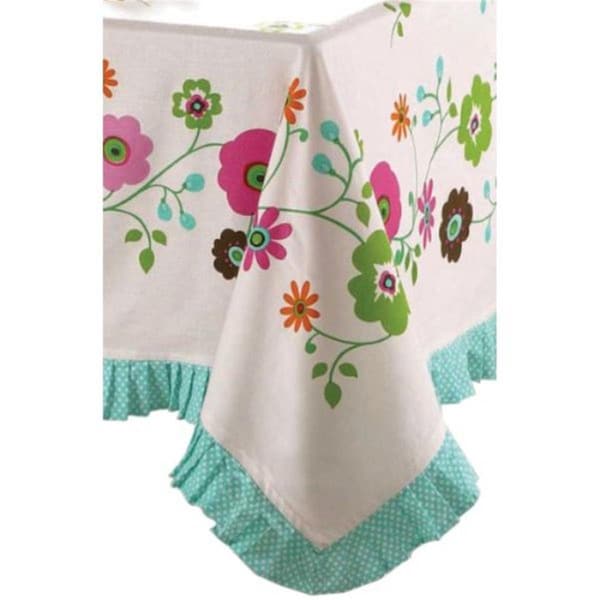 Peking Handicraft 60 x 84 in. Rachel Table Cloth - 23DN131C84OB