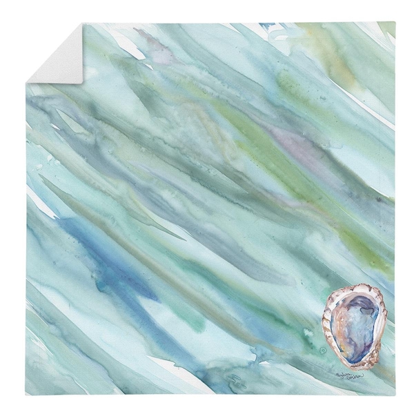 Carolines Treasures Oyster No.1 on Blue Napkin - SC2048NAP