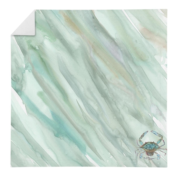 Carolines Treasures Crab No.1 on Sage Green Napkin - SC2059NAP