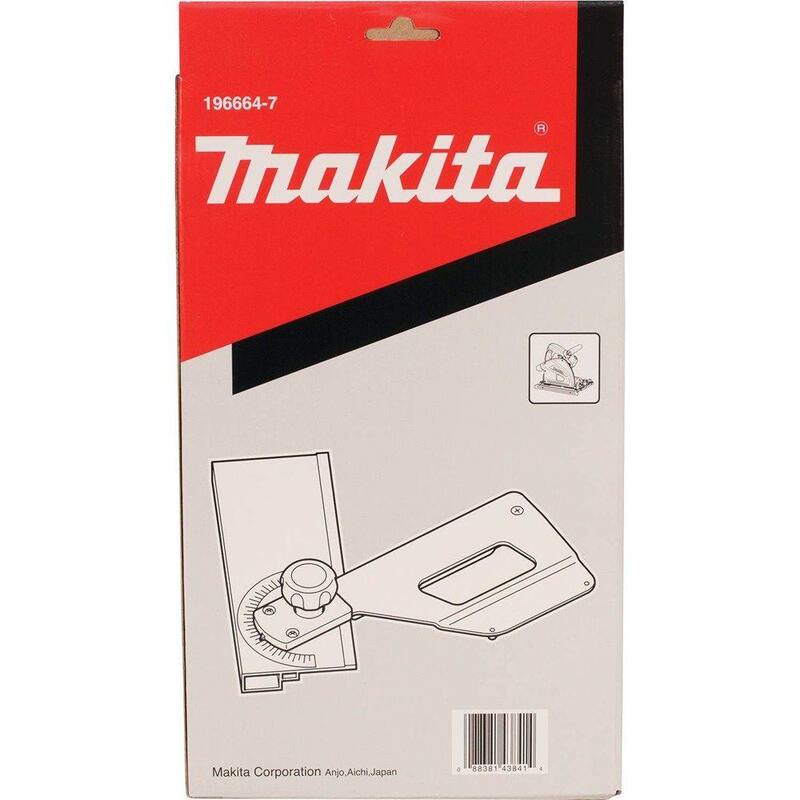 Makita Juego de Guías para Inglete para usar con sierras circulares Makita de inmersión SP6000J, SP6000J1 y con rieles de guía Makita 194368-5, 194367-7 - 196664-7
