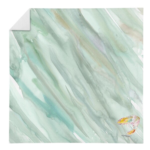 Carolines Treasures Shrimp No.1 on Sage Green Napkin - SC2065NAP