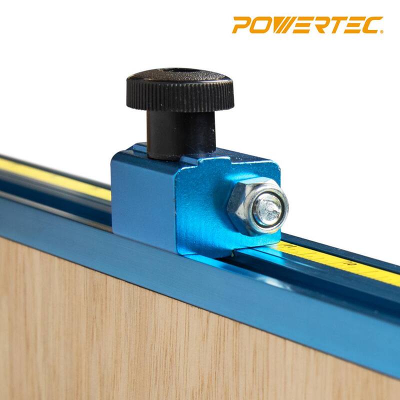 Tope de valla POWERTEC con perno en T de 5/16 pulgadas - 2-1/4 pulgadas - 71135