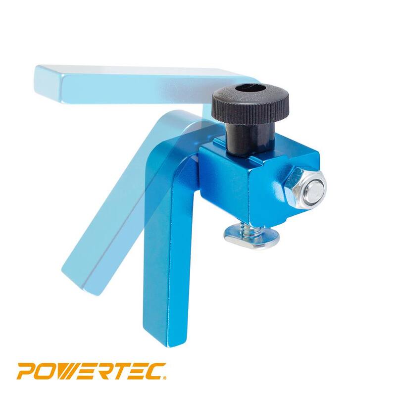 Tope de valla POWERTEC con perno en T de 5/16 pulgadas - 2-1/4 pulgadas - 71135