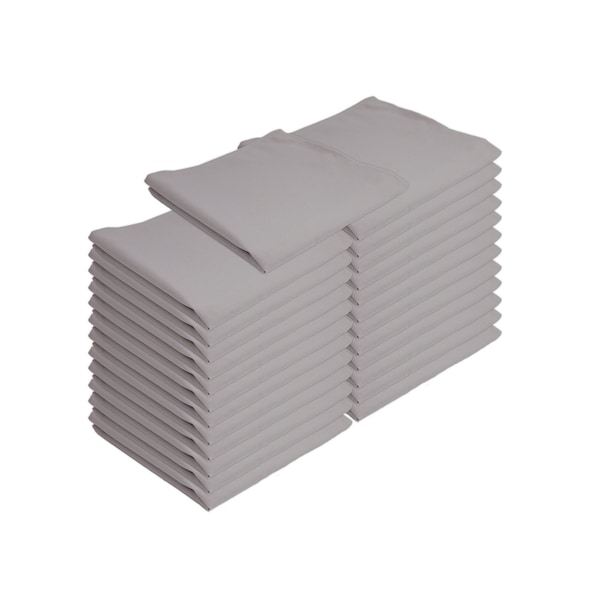Monarch Brands Poly Spun Napkins , Light Gray, 300PK - NAP-GREY-SPUN-CS