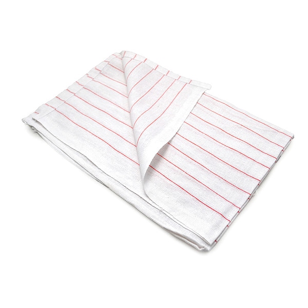 R & R Textile Glass Towel, 15x25 In, Striped, PK12 - 31600