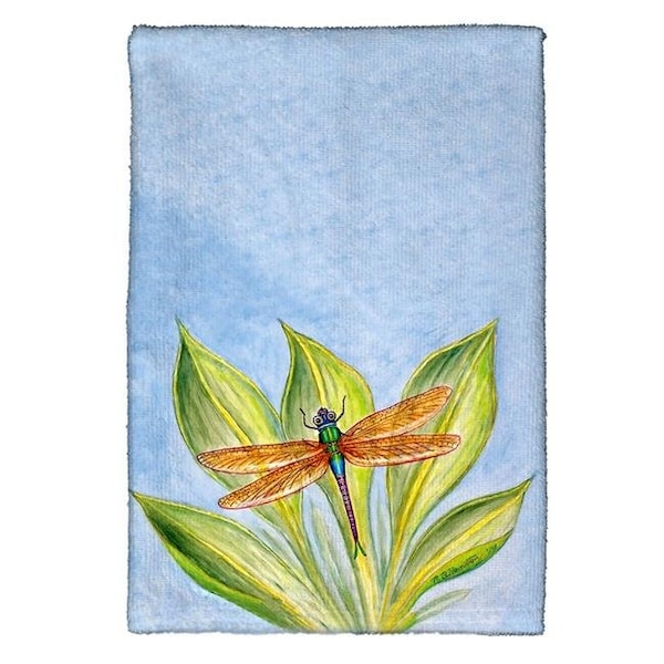 Betsy Drake Betsy Drake KT299 Dicks Dragonfly Kitchen Towel - KT299
