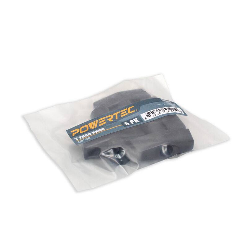 POWERTEC 1/4 in. - 20 Perilla de Paso (paquete de 5) - QNB3001