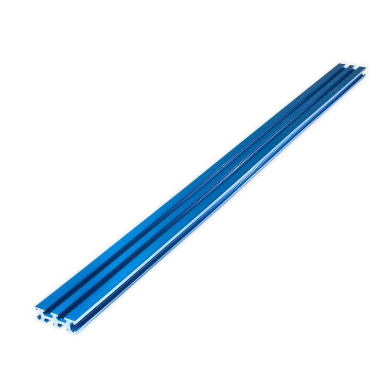 POWERTEC 36 pulgadas x 2-1/4 pulgadas Riel T Universal Multifuncional de Aluminio - 71182
