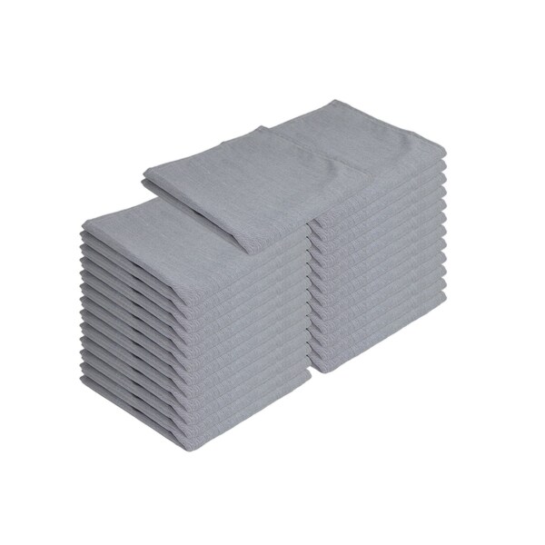 Monarch Brands Poly Spun Napkins , Dark Gray, 25PK - PNP-NAP-CHGY-25