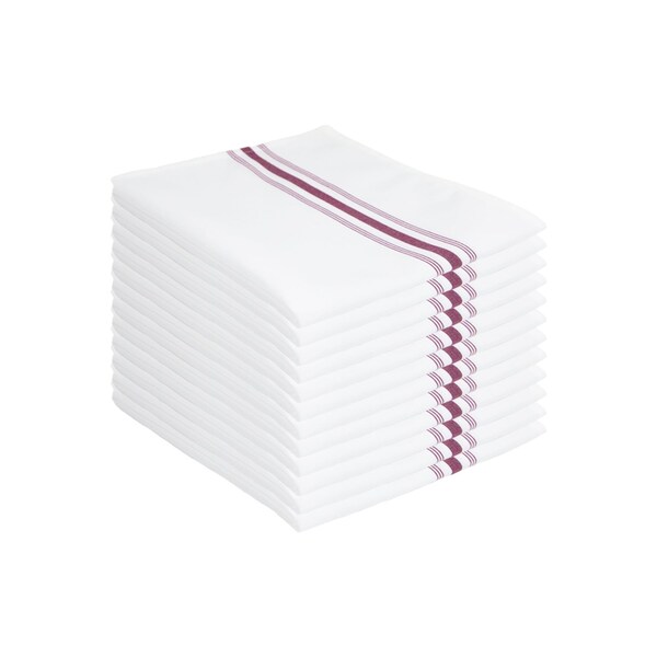 Monarch Brands Bistro Napkins - Burgundy, 12PK - PNP-BISTRO-BUR