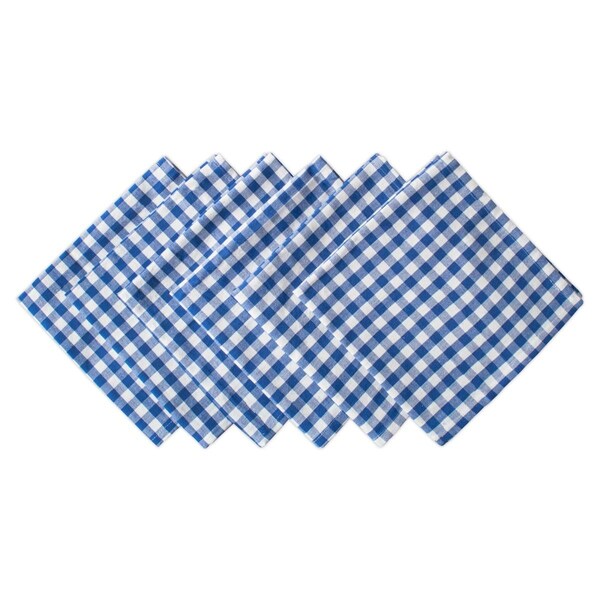 Fastfood Blue Farm Check Napkin - FA2567426
