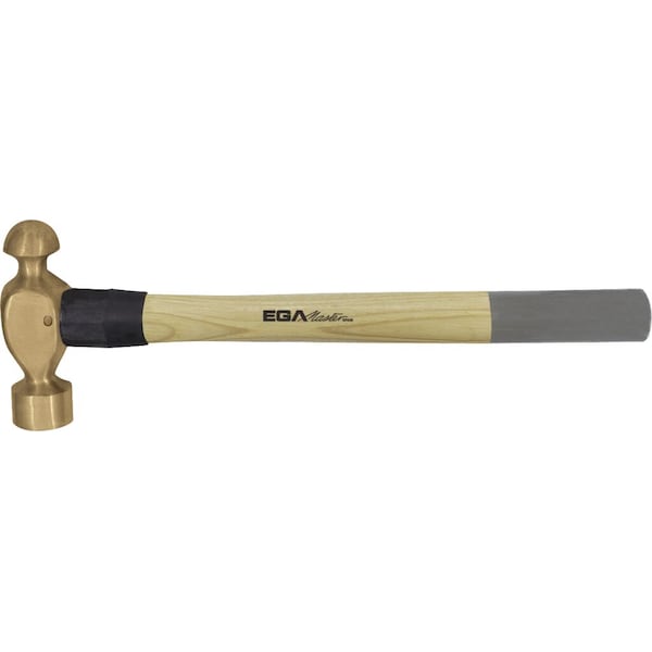 Ega Master BALL PEIN HAMMER 900 GR  HICKORY HANDLE NON SPARKING Al-Bron - 35940