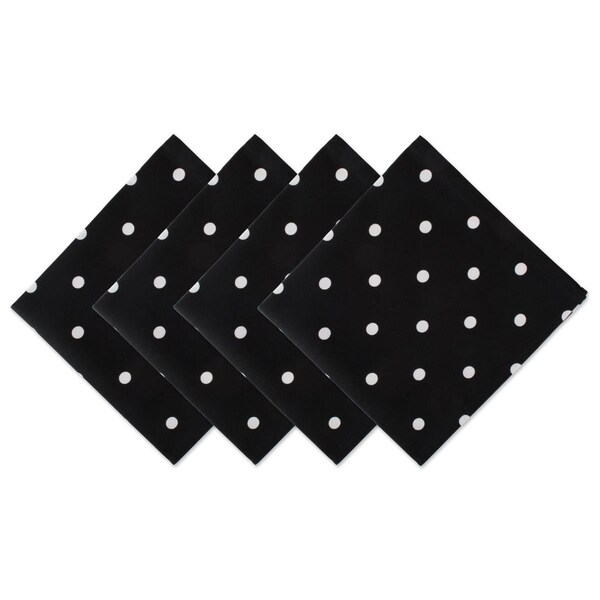 Fastfood Polka Dot Napkin - Black & White - FA1536646