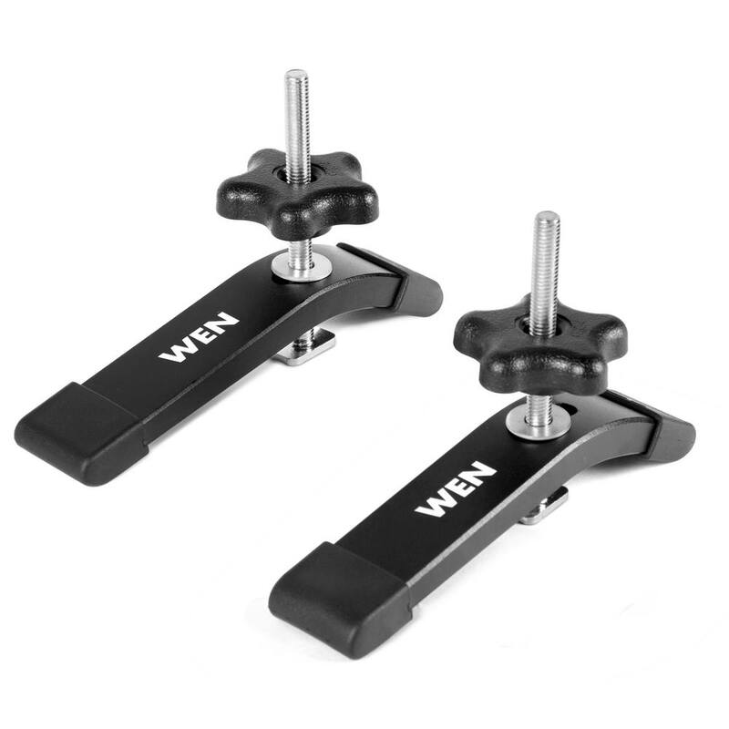 WEN 48 pulgadas Universal T-Track, sujetadores de sujeción y kit de intersección para trabajo en madera - WAT482